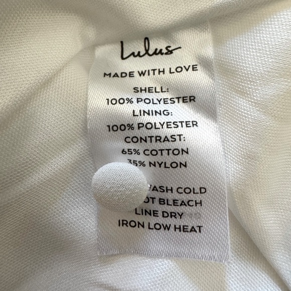 Lulus Promised Forever White Lace Long Sleeve Backless Maxi Dress, Size S, NWT - Picture 14 of 16